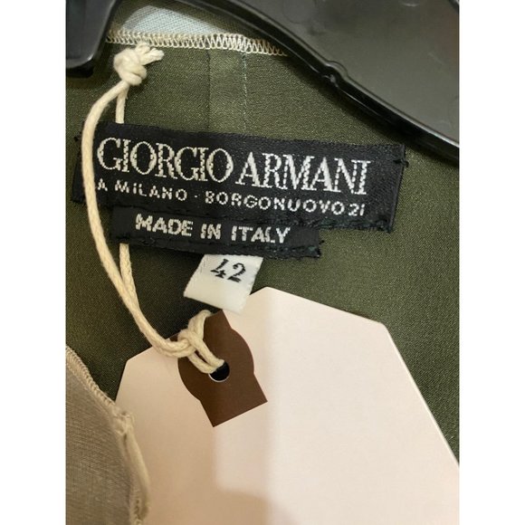SOLD (VINTAGE) 80's Giorgio Armani 100% Silk Jacket (S) - Picture 9 of 9